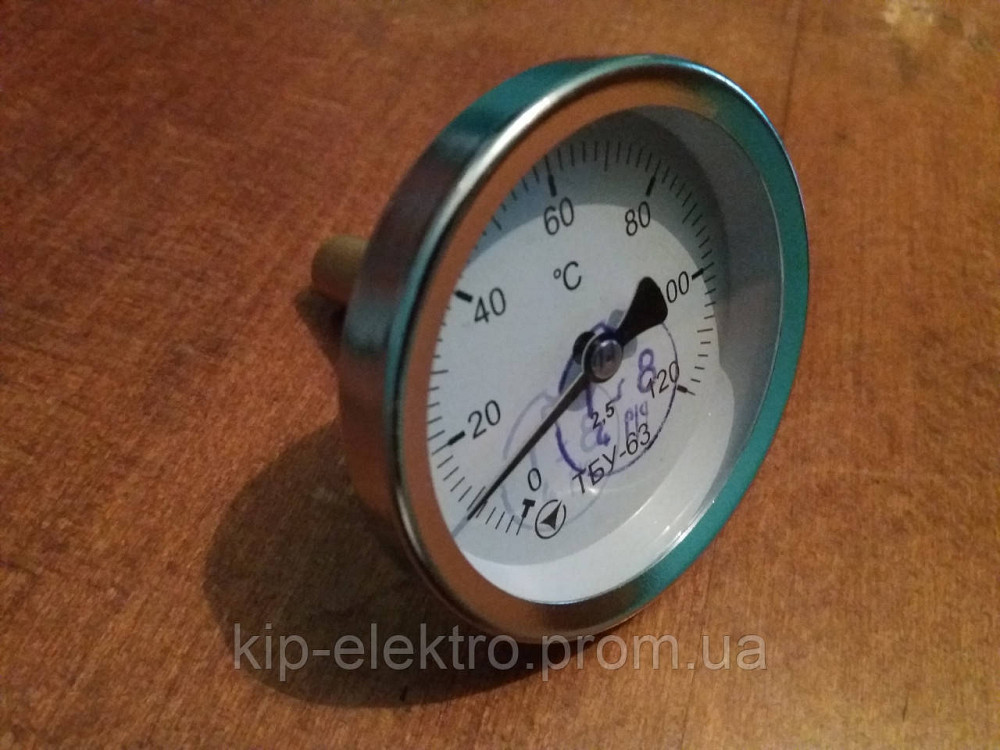 Термометр биметаллический осевой ТБУ-63 (ТБУ 63, ТБУ63, ТБ-63, ТБ-063, ТБ 63, ТБ63, ТБП) Київ - зображення 3