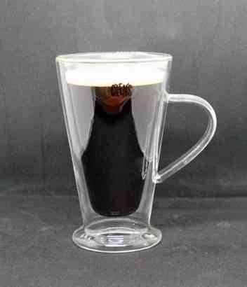 Кружка для латте з подвійним склом OLens Айріш DG-2123L 400 мл Киев