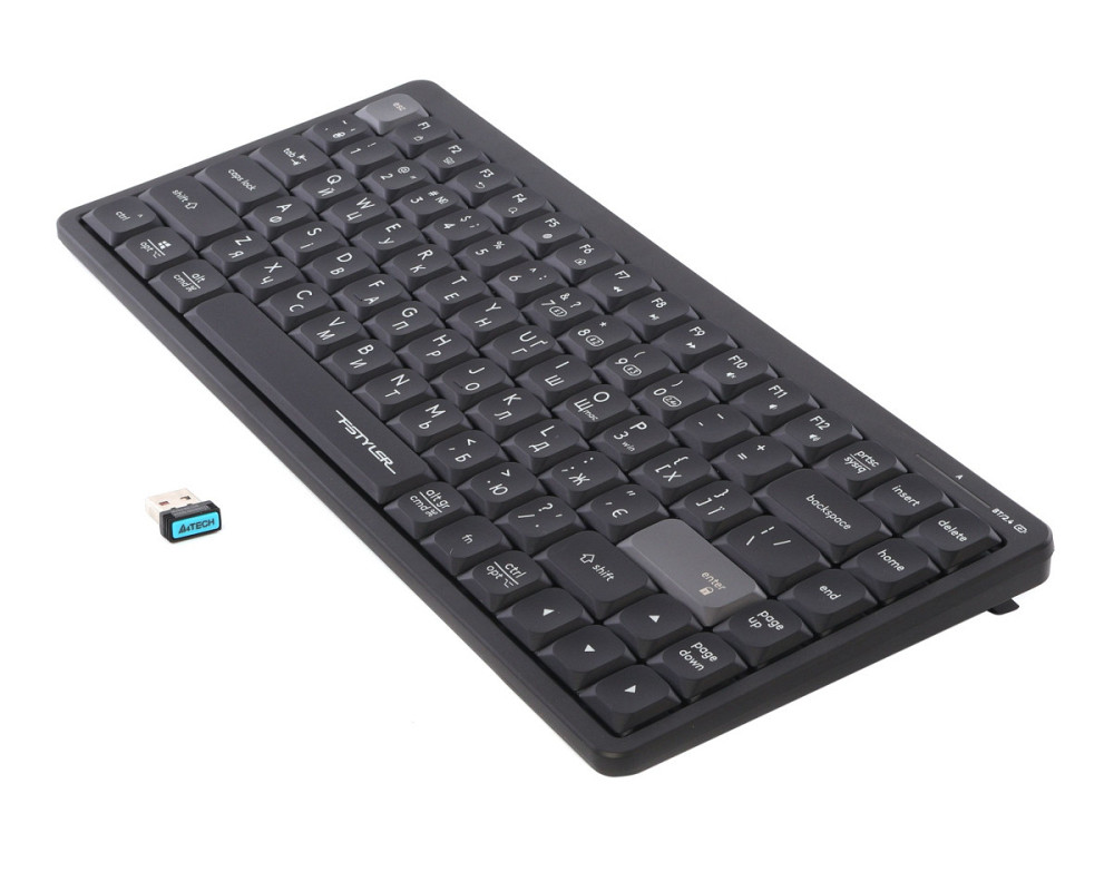 Клавиатура беспроводная A4Tech Fstyler FBX53C(Black) черная Київ - зображення 5