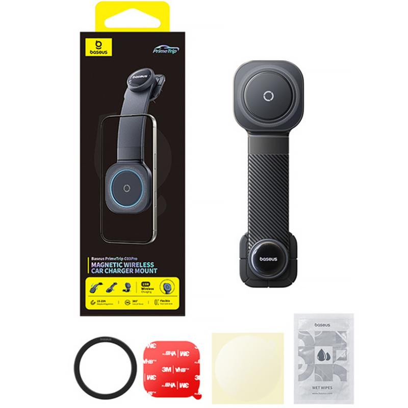 Автодержатель с БЗУ Baseus PrimeTrip C03 Pro Magnetic Wireless Charging (C0013A) Херсон - изображение 3