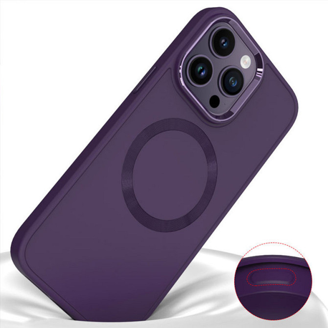 TPU чехол Bonbon Metal Style with MagSafe для Apple iPhone 16 Pro (6.3") Херсон - зображення 12