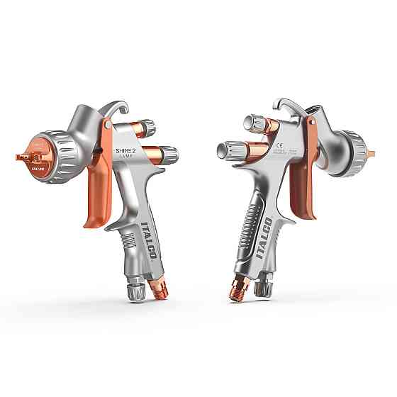 Пистолет окрасочный пневматический LVMP верх.пласт.бачок 600мл, форсунка-1,3мм ITALCO SHINE-2-1.3LM Харків