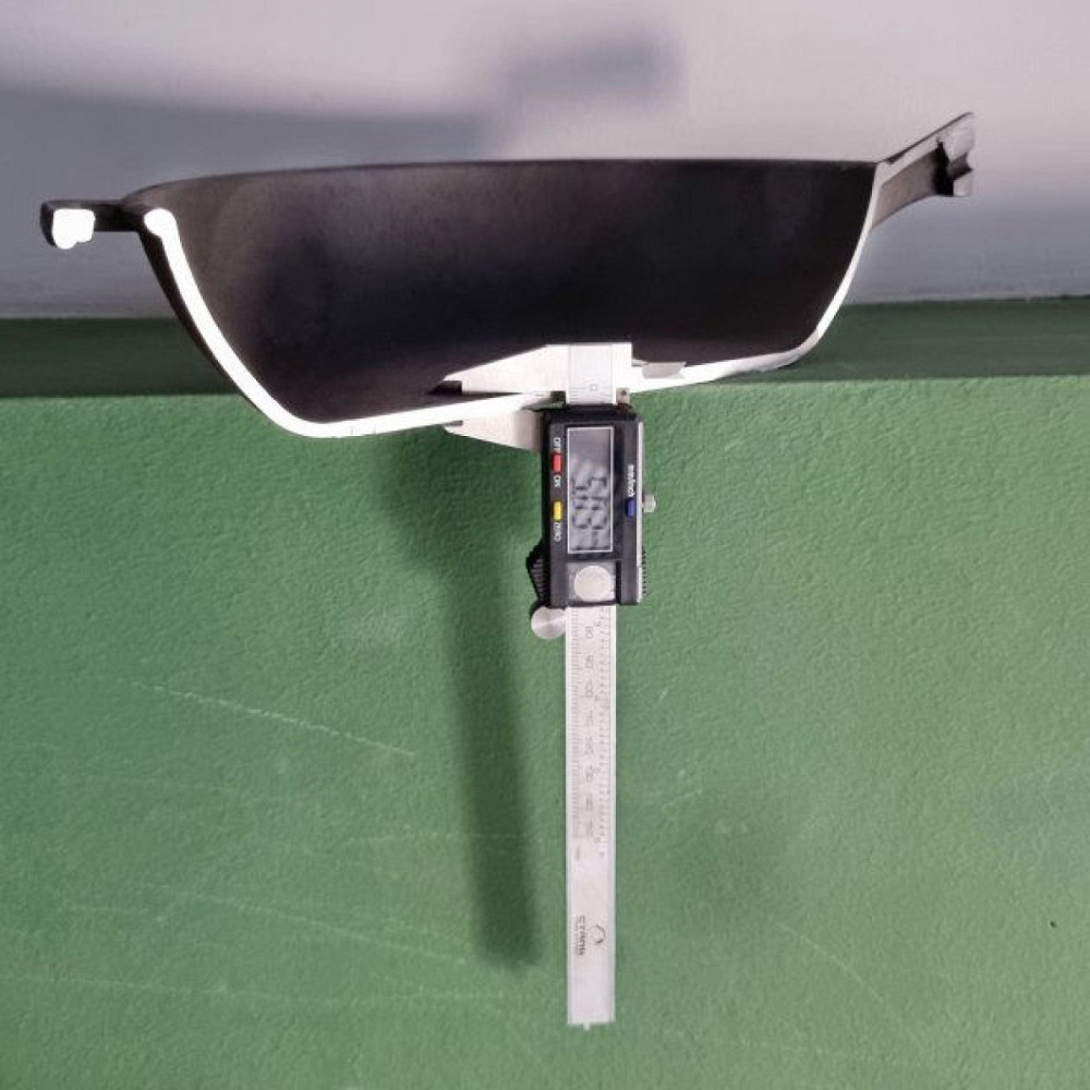 Сковорода чугунная Maysternya с деревянной ручкой и крышкой 28*6 см Одеса - зображення 8