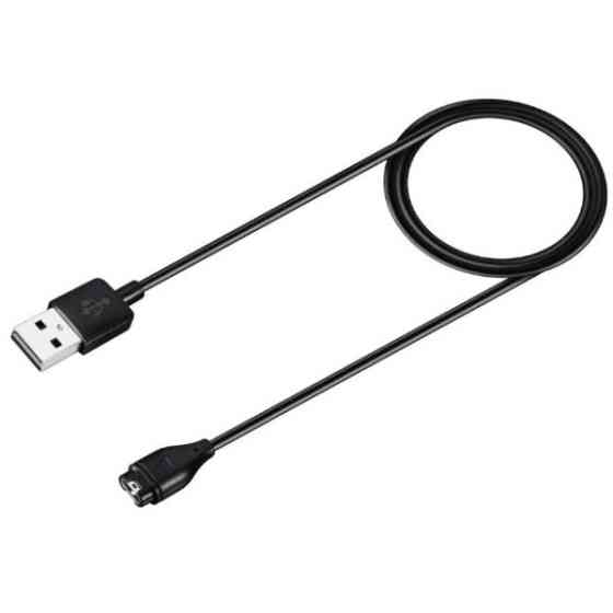 DM Зарядний кабель для смарт-годинників Garmin Black Харків