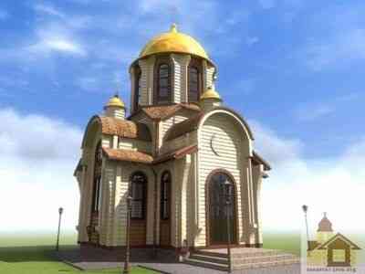 Зрубна дерев’яна церква під ключ Одеса