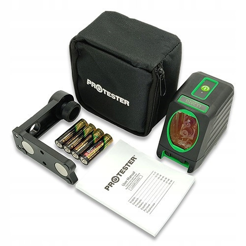 Лазерный уровень, 2 линии, 1H/1V, 2 лазерных модуля (зеленый луч) PROTESTER LL202G Харків - зображення 7