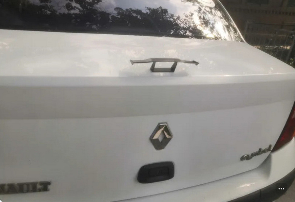 Мини Спойлер на авто Чёрный усиленный скотч Киев - изображение 2