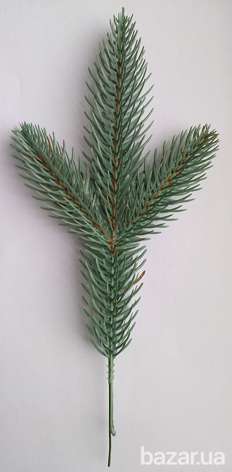 Искусственная ветка ели Элит - 3 Голубая (700 шт.) Киев - изображение 1