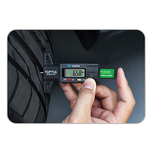 Измеритель глубины протектора шин электронный 0-25,4мм TOPTUL JEBM0125 Харьков - изображение 2