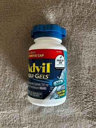 Advil Liqui-Gels, Ібупрофен 200 мг, 160 капсул США. Тернопіль