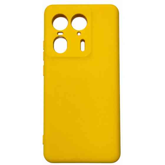 DM Чохол Silicone Case Full Camera для Motorola Edge 50 Ultra Yellow Харків