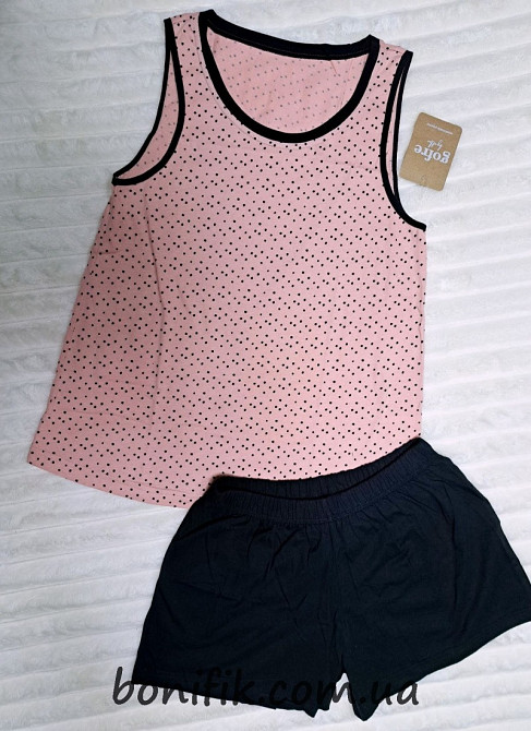 Женский комплект пижамы (майка+шорты) из коллекции "Caramel" (арт. LPK 4570/11/01) Кривий Ріг - зображення 2