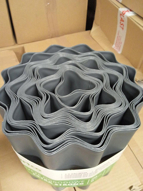 Бордюрная лента  20 см 9 метров серая усиленная VARTCO (Польша) Харьков - изображение 4