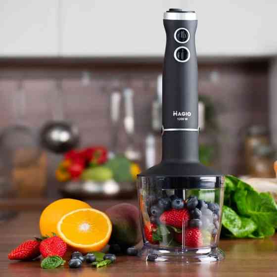 Блендер погружной Magio MG-655 1200 Вт черный Київ