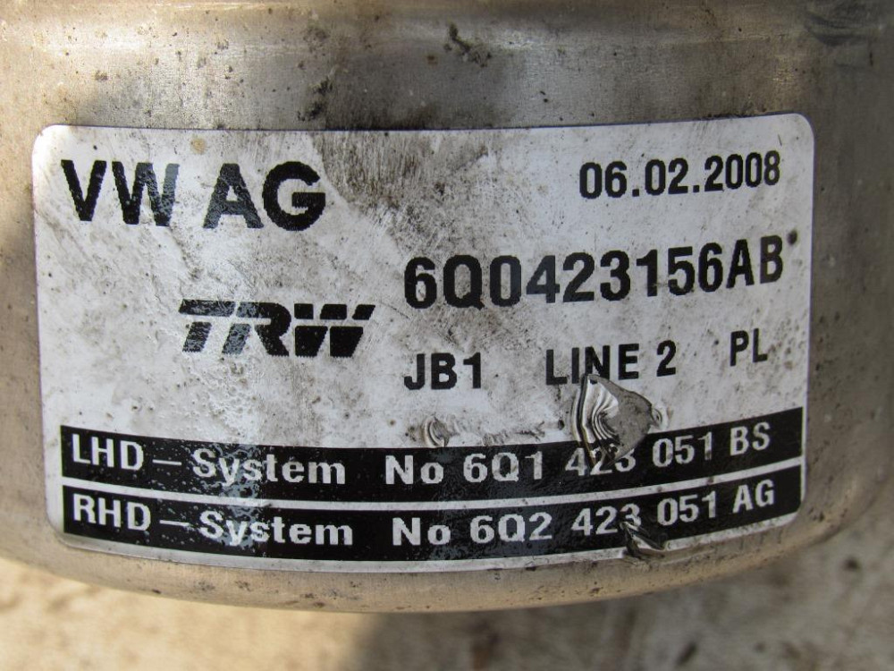 Электро гидроусилитель руля Skoda Fabia 1.2i 2007-2010 (6Q0423156AB) Ковель - зображення 2