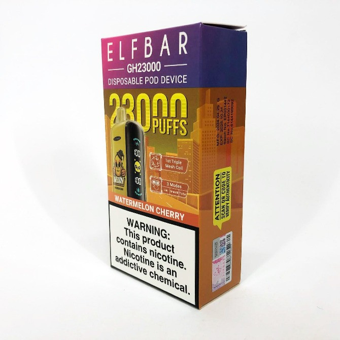 POD система ELF BAR 23000 тяг 5% , Кавун Вишня Житомир - изображение 2