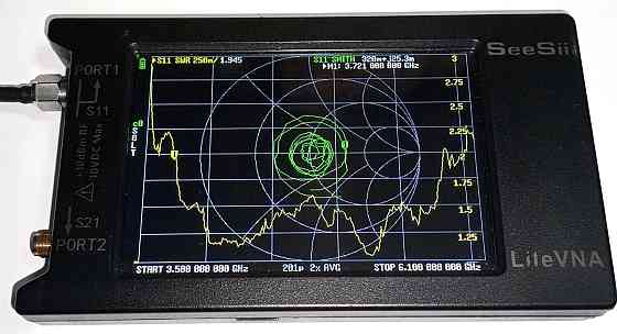 Антенна 3720-5890MHz 14dBi, 8-ми витковая, спиральная, поляризация RHCP, SMA-male (10957) Днепр