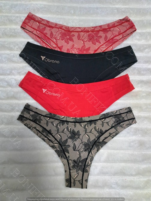 Женские трусы-бразилианы с рисунком "Obrana" (арт. 200-20/3) Кривой Рог - изображение 3