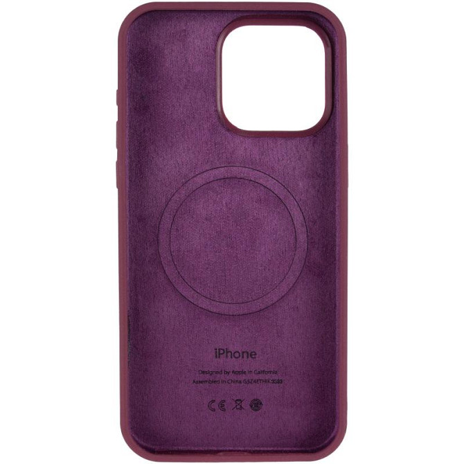 Чехол Silicone Case Full Protective (AA) V2 with MagSafe для Apple iPhone 15 Pro Max (6.7") Херсон - зображення 3