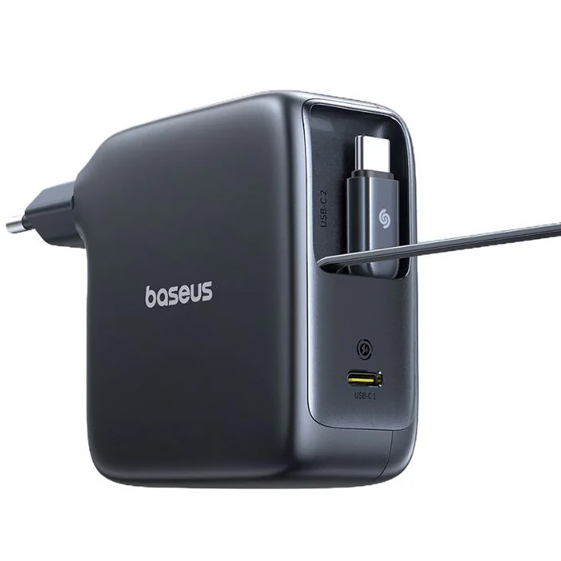 СЗУ Baseus EnerCore CJ21 PD67W with retractable cables (3USB-C) (E0121D) Херсон - зображення 3