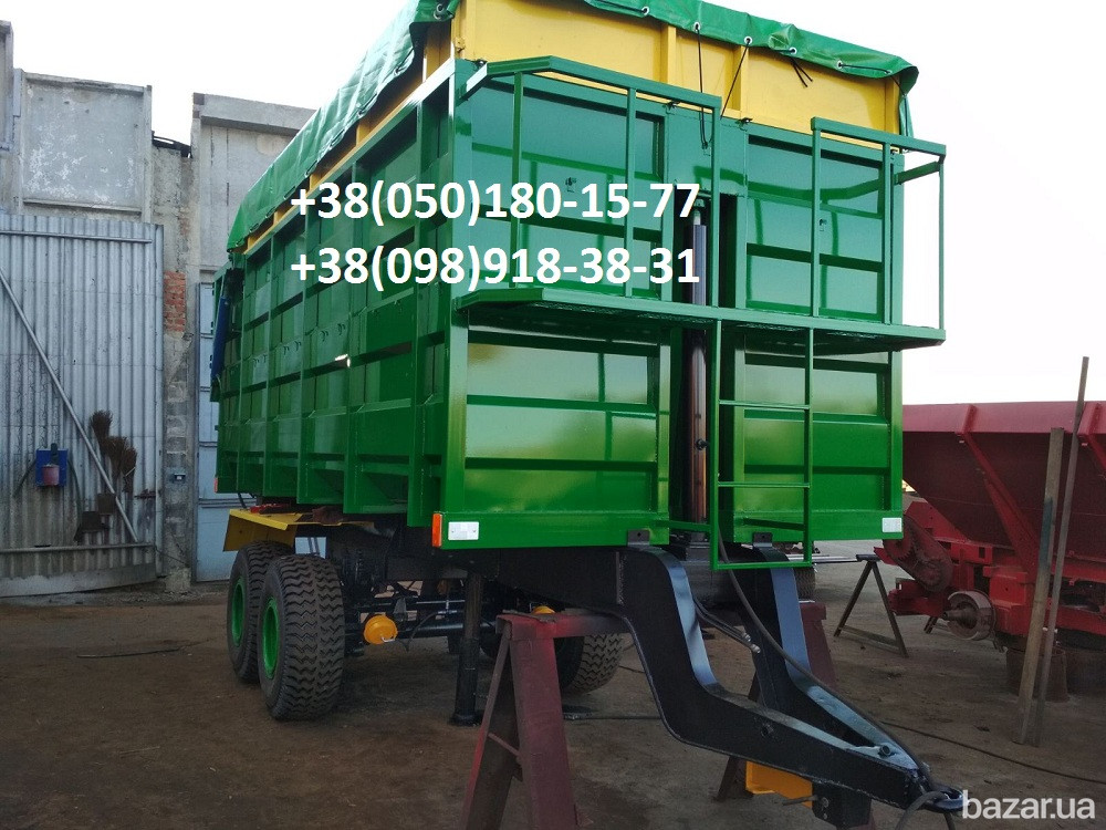 Прицеп на трактор МТЗ, ЮМЗ, тракторный самосвал зерновоз . Запорожье - изображение 4
