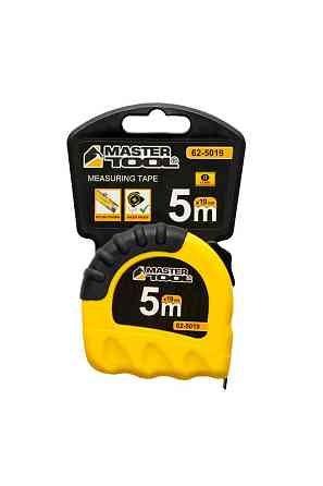 Рулетка MASTERTOOL ″Shiftlock″ 5 м х 19 мм фиксатор полотна нейлоновое покрытие 62-5019 Харьков