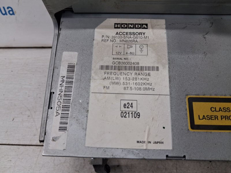 Магнитофон Honda Civic 2005-2012 39100SNAG22ZB (Арт. 69936) Київ - зображення 4