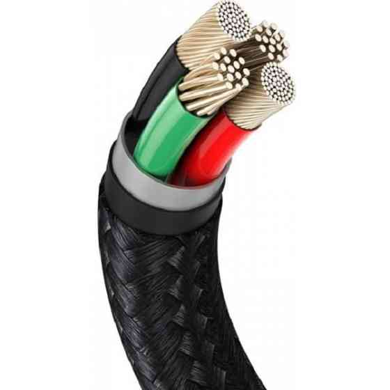 Кабель Baseus Cafule Metal Data Type-C to Lightning PD 20W 0.25m Black (CATLJK-01) Харків