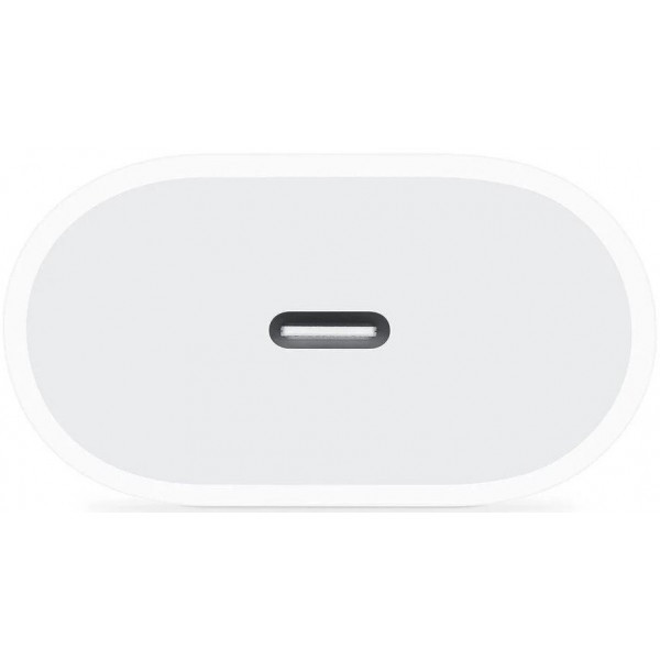 Мережевий зарядний пристрій Apple Power Adapter 20W USB-C White (MHJE3ZM/A) Харків - зображення 2