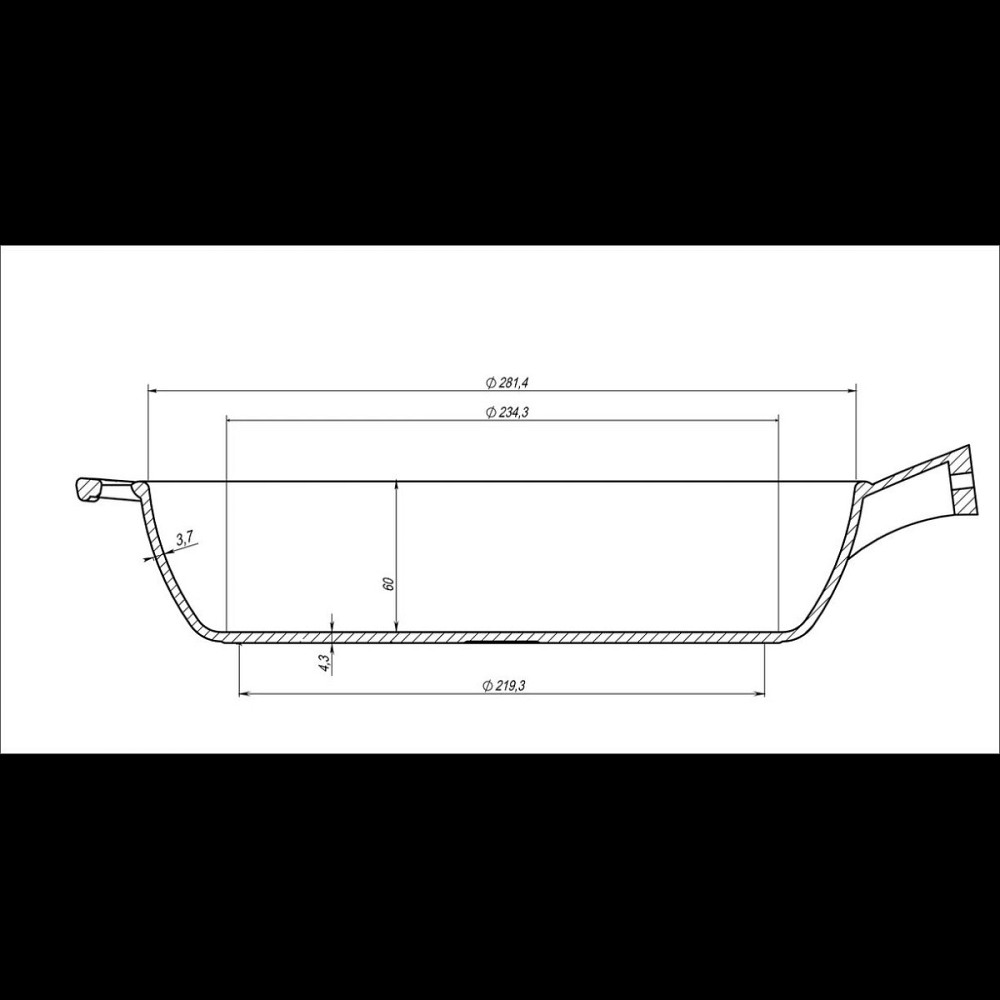 Сковорода чугунная Maysternya с деревянной ручкой и крышкой 28*6 см Одеса - зображення 5