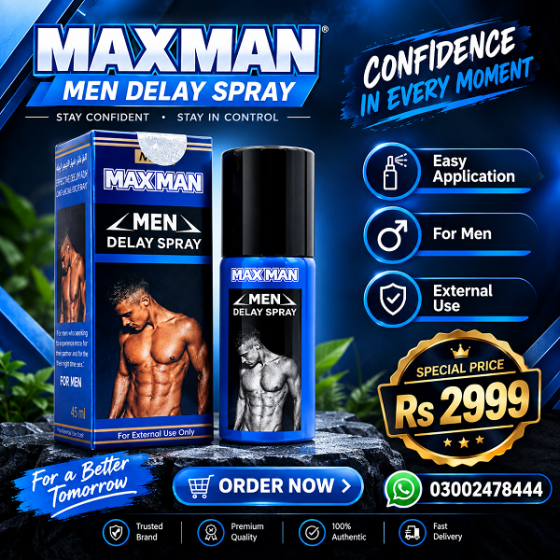 Max Man Delay Spray For Men In Pakistan - 03002478444 Донецьк