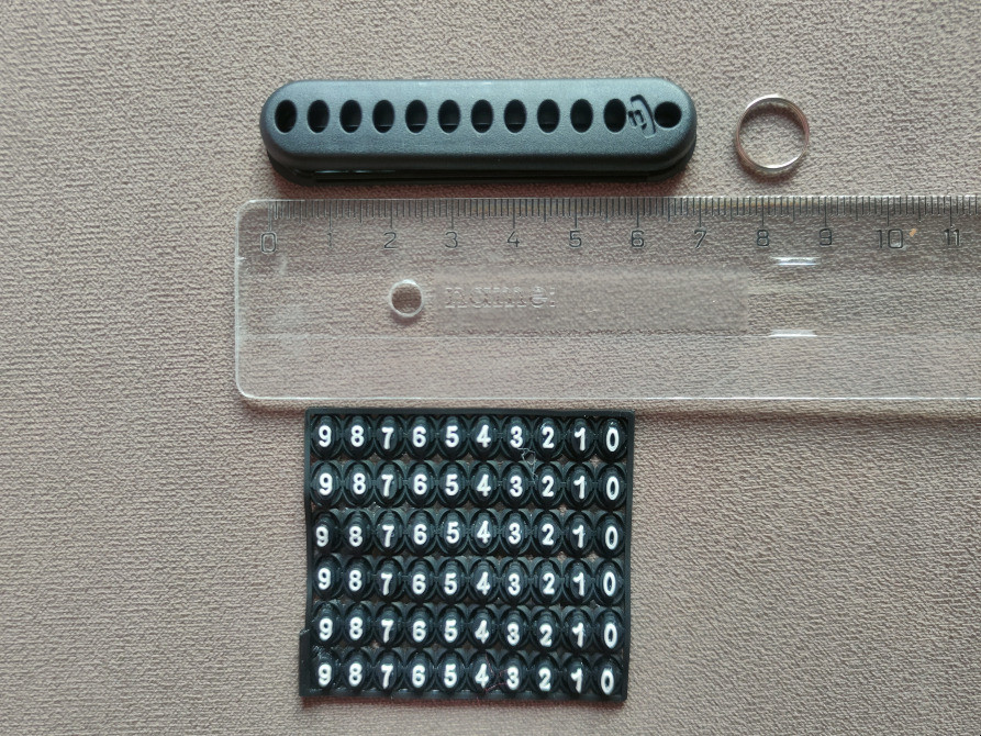 Брелoк c номeрoм телeфонa для ключей, ошейника для собак Київ - зображення 2