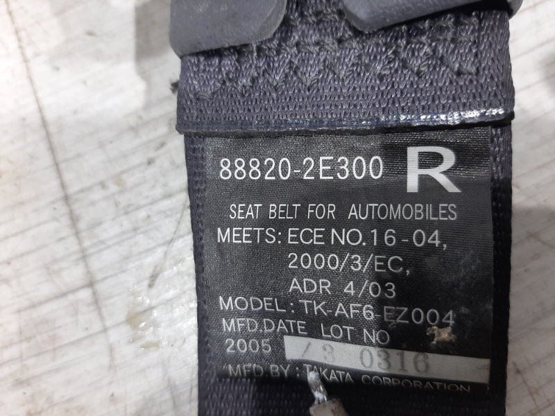 Ремень безопасности передний правый Hyundai Tucson JM 2.0 DIESEL D4EA 2004 (б/у) Київ - зображення 6