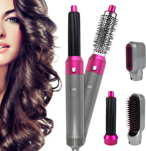 Стайлер для волос 5 в 1 Inspire WT-618 1000 Вт серый Київ - зображення 2