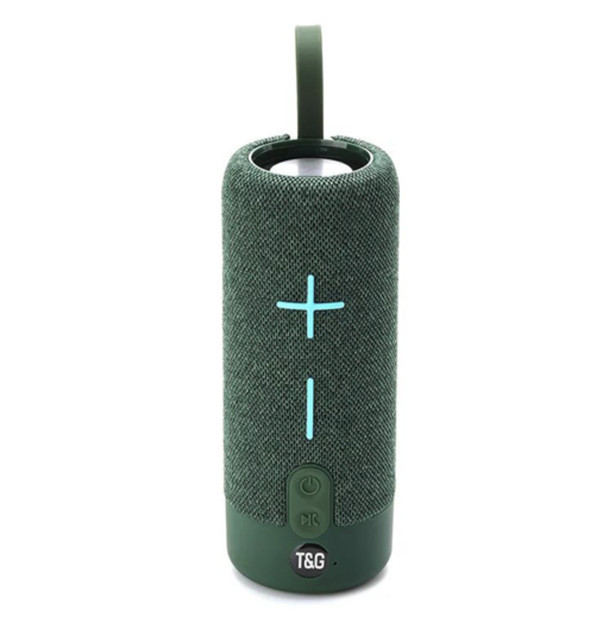 Колонка портативная Bluetooth T&G TG619C green зеленая Київ - зображення 3