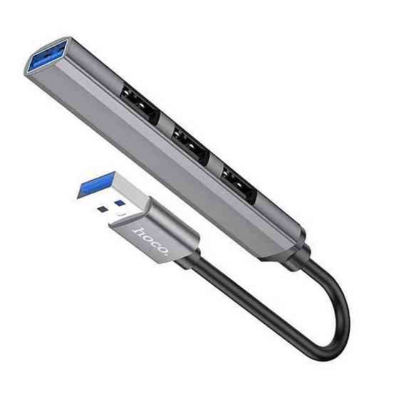 Переходник Hoco HB26 4in1 (USB to USB3.0+USB2.0*3) Херсон