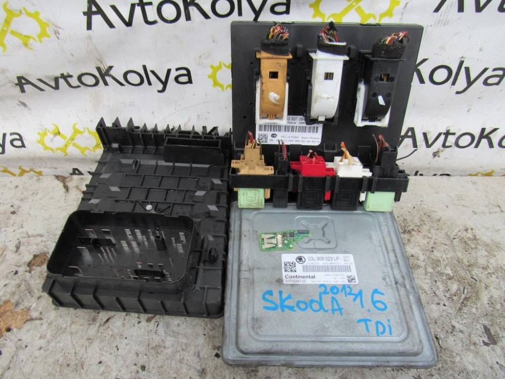 Блок управления двигателем Skoda Octavia A5 1.6 tdi 2009-2013 (03L906023LP) Ковель - изображение 2
