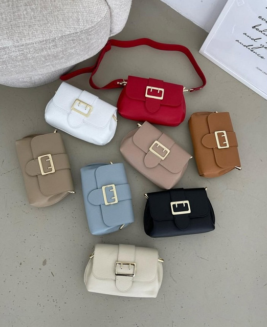 Стильна шкіряна сумка через плече Італійська TS000104 Одеса - зображення 1