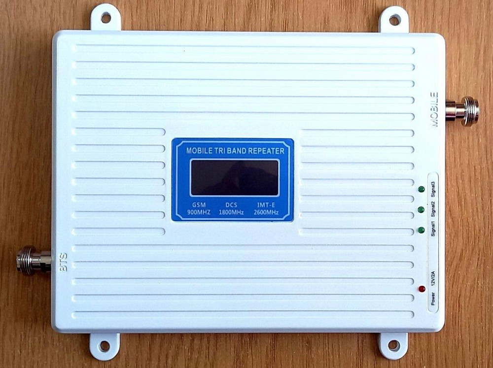 Усилитель мобильной связи трехдиапазонный KD-2065 900/1800/2600 МГц, 500-600 кв. м. Днепр - изображение 8