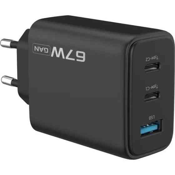 МЗП Proove Silicone Power 2 67W (2xType-C + USB) Black (WCSP26120001) Харків