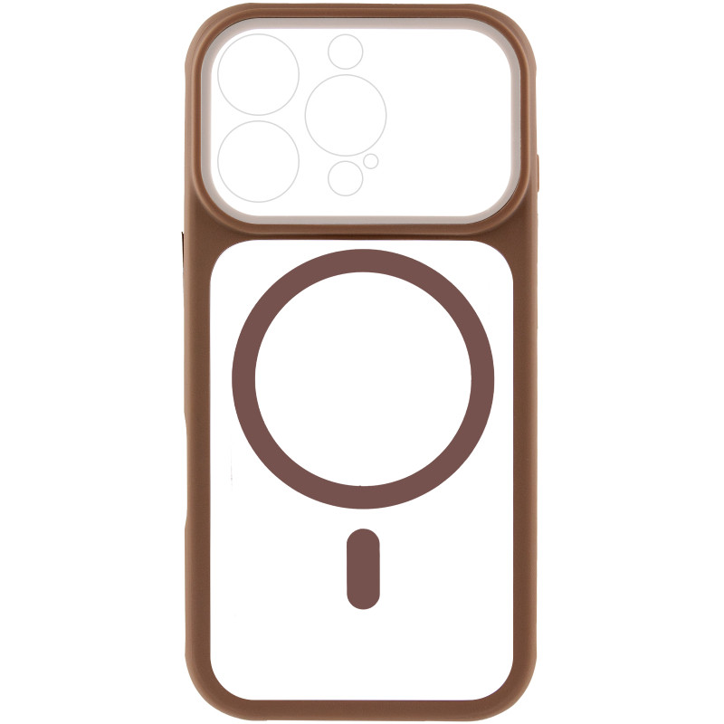 Чехол TPU+PC GETMAN Moon Clear with MagSafe для Apple iPhone 16 Pro (6.3") Херсон - зображення 3