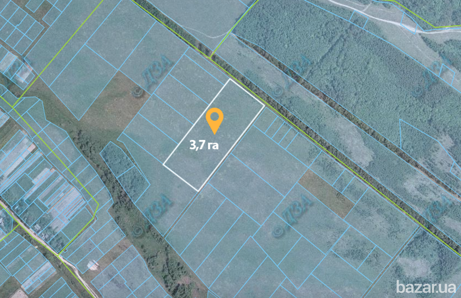Продам ділянку 3,7 га ОСГ в смт.Макарів Макарів - зображення 1