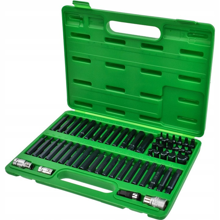 Профессиональный набор бит TORX, HEX, SPLINE, RIBE, SQ 60ед. TOPTUL GCAI6003 Харьков - изображение 8