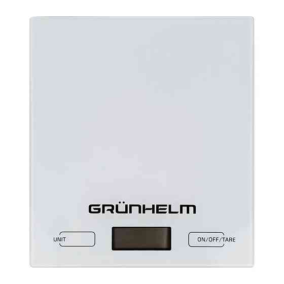 Весы кухонные Grunhelm KES-01W 5 кг белые Киев