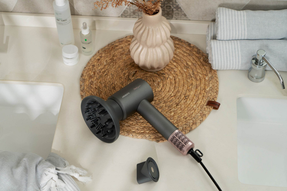 Фен Ardesto Pink TouСh HD-R300PT 1600 Вт серый Київ - зображення 6