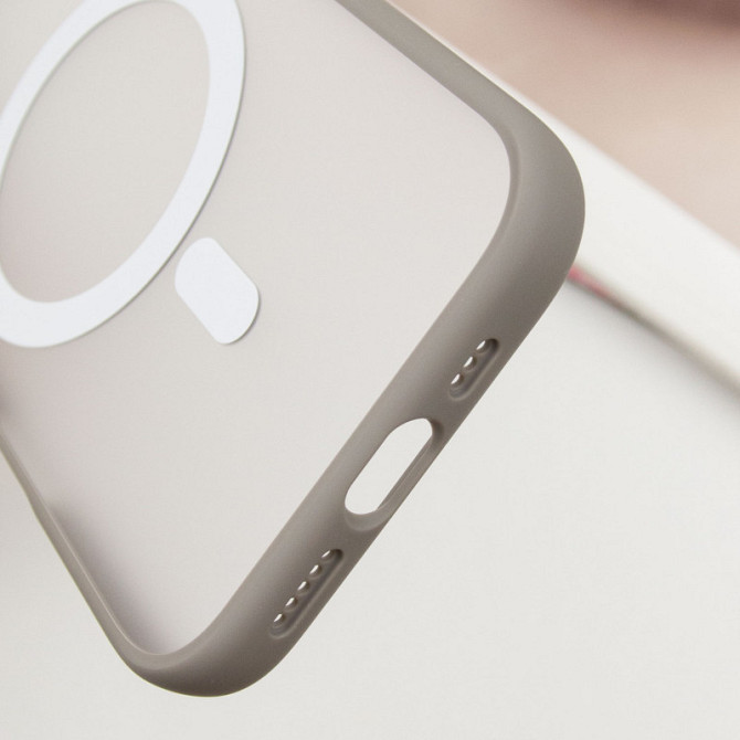TPU+PC чехол Blueo Skin Friendly Frosted with MagSafe для Apple iPhone 16 (6.1") Херсон - изображение 6