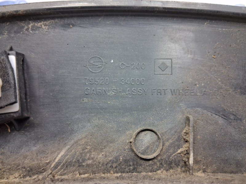 Накладка крыла SsangYong Korando C200 2.0 DIESEL D20DT 2010 перед. прав. (б/у) Київ - зображення 5