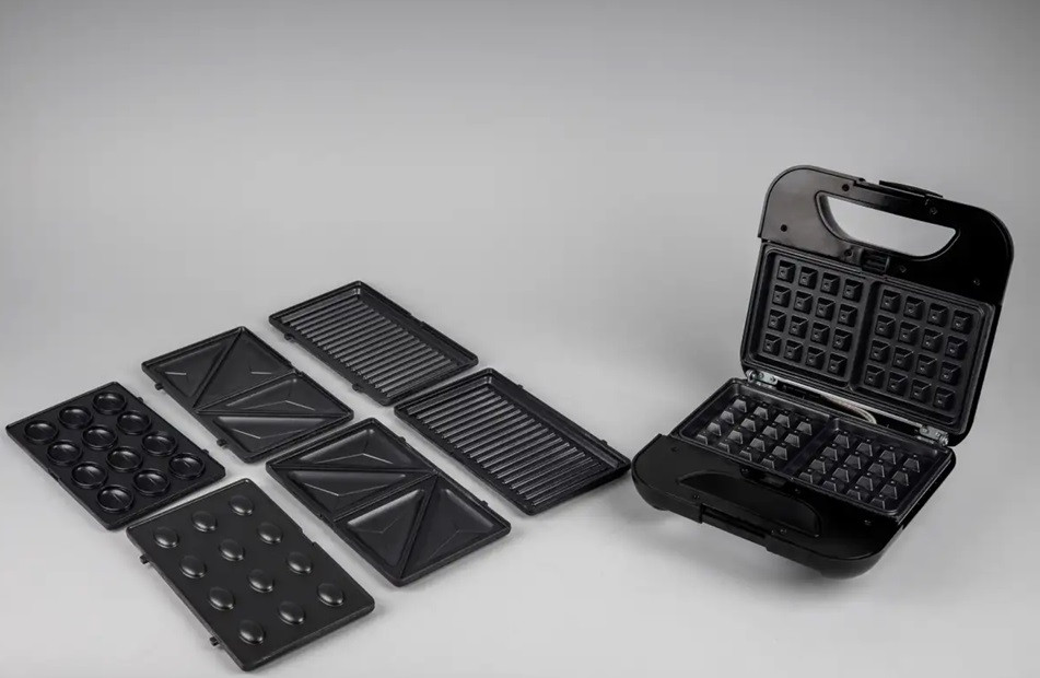 Сэндвичмейкер Grunhelm GSM840 800 Вт черный Киев - изображение 4