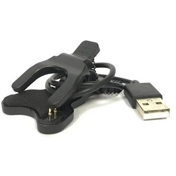 DM Зарядний кабель для смарт-годинників 2-pin Clip Black Харків - зображення 1