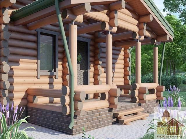 Купити зруб з брусу під ключ з індивідуальним проектом від Закарпат Зруб-Буд Одеса - зображення 8